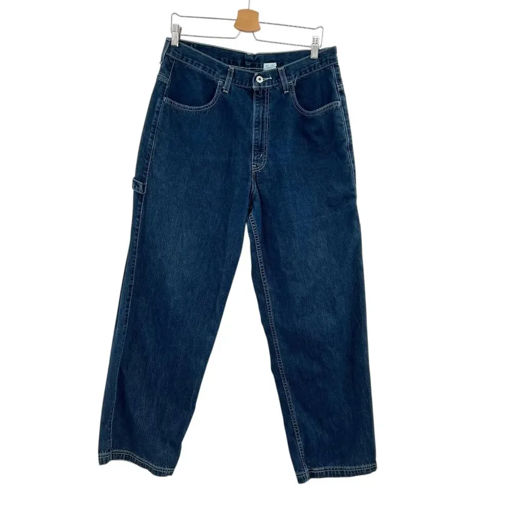 Vintage Levi’s 582 Carpenter Jeans Hammer Loop Dark Wash Denim‎ W34 L30
